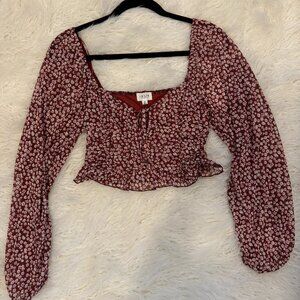 Long Sleeve Crop Top